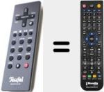 Replacement remote control for MUSICSTATION RC