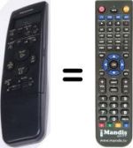 Replacement remote control Panasonic NV-SD460