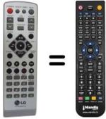 Replacement remote control LG 6710CMAT01A