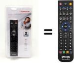 Replacement remote control Thomson 21SCN380