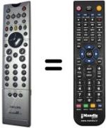 Replacement remote control Philips 50PF996412S