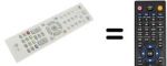 Replacement remote control LG 42LW659S