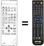 Replacement remote control TP 661
