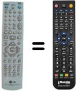 Replacement remote control 6711R1P072A