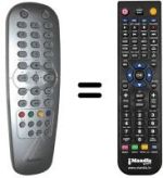 Replacement remote control Philips RT351 / 111