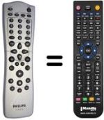 Replacement remote control Philips VR805 / 16