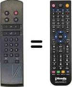 Replacement remote control Philips RC6802
