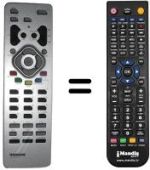 Replacement remote control Thomson DTH8040E