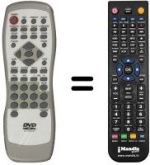 Replacement remote control Seg DVD530