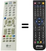 Replacement remote control HVS51375
