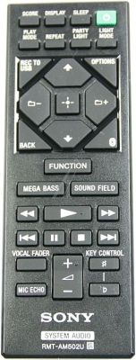 Original remote control SONY RMT-AM502U Original remote control SONY RMT-AM502U