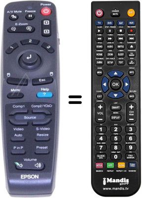 Replacement remote control Epson 1231016