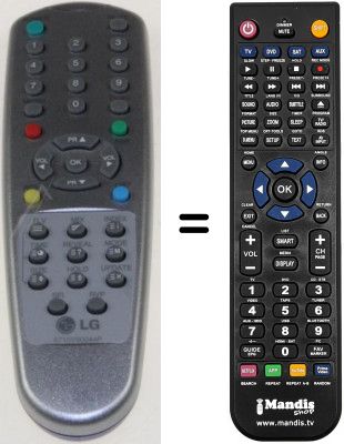Replacement remote control LG KCE20J3RX Replacement remote control LG KCE20J3RX