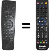 Replacement remote control Bluesky XR200
