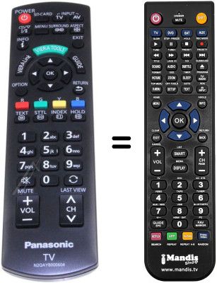 Replacement remote control N2QAYB000604