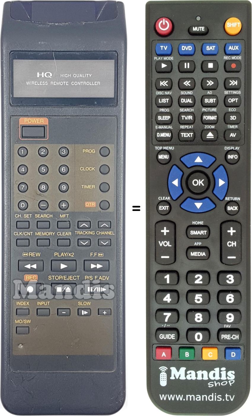 Replacement remote control REMCON1934