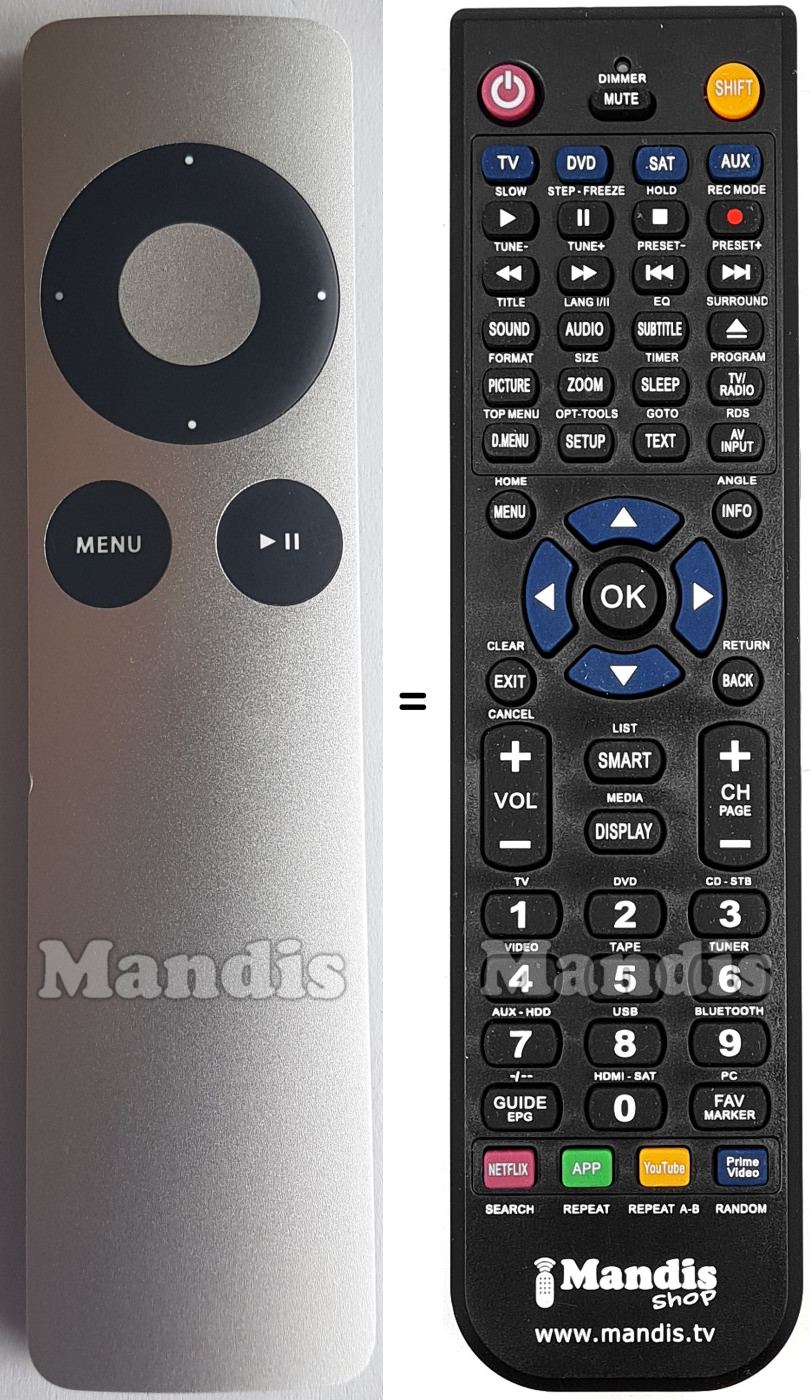 Replacement remote control APPLE Apple Tv