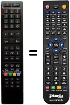 Replacement remote control RC4847