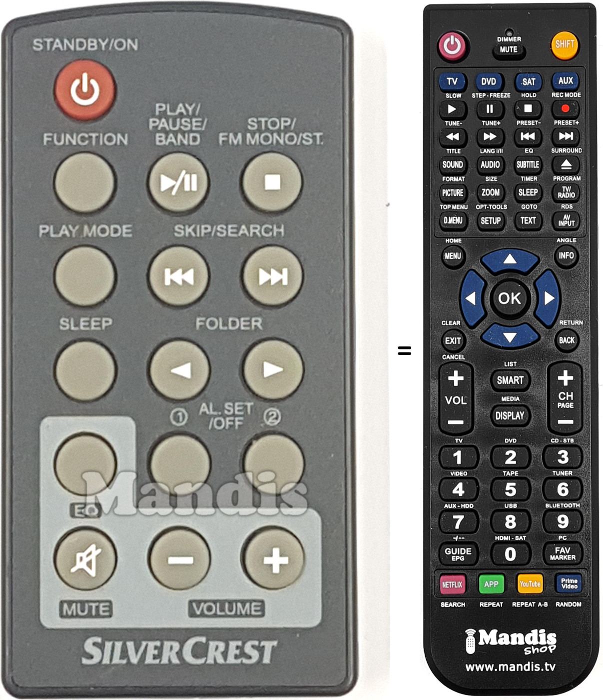 Replacement remote control KH-2311