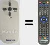 Replacement remote control for REMCON1543
