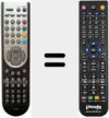 Replacement remote control for A19AD1901LED