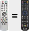 Replacement remote control for 2040
