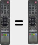 Original remote control RC 3000 E 02 (04TCLTEL0223)