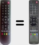Original remote control RC 3000 E 02 (04TCLTEL0223)