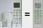 Original remote control AKB74375404