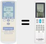 Universal remote control Aircoplus (42530)