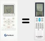 Universal remote control Aircoplus (42530)