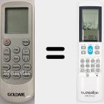 Universal remote control Aircoplus (42530)