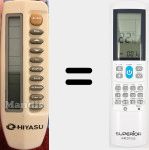 Universal remote control Aircoplus (42530)