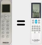 Universal remote control Aircoplus (42530)