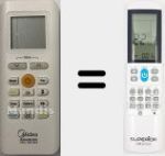 Universal remote control Aircoplus (42530)