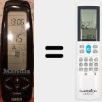 Universal remote control Aircoplus (42530)