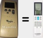 Universal remote control Aircoplus (42530)