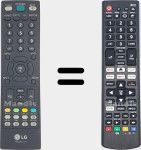 Universal remote control Universal TV LG