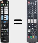 Universal remote control Universal TV LG