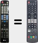 Universal remote control Universal TV LG