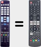 Universal remote control Universal TV LG
