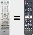 Universal remote control Universal TV LG