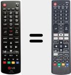 Universal remote control Universal TV LG