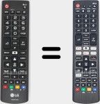 Universal remote control Universal TV LG