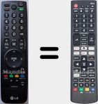 Universal remote control Universal TV LG