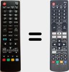 Universal remote control Universal TV LG