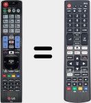Universal remote control Universal TV LG