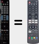 Universal remote control Universal TV LG