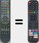 Universal remote control Universal TV Hisense