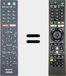 Universal remote control Universal TV Sony